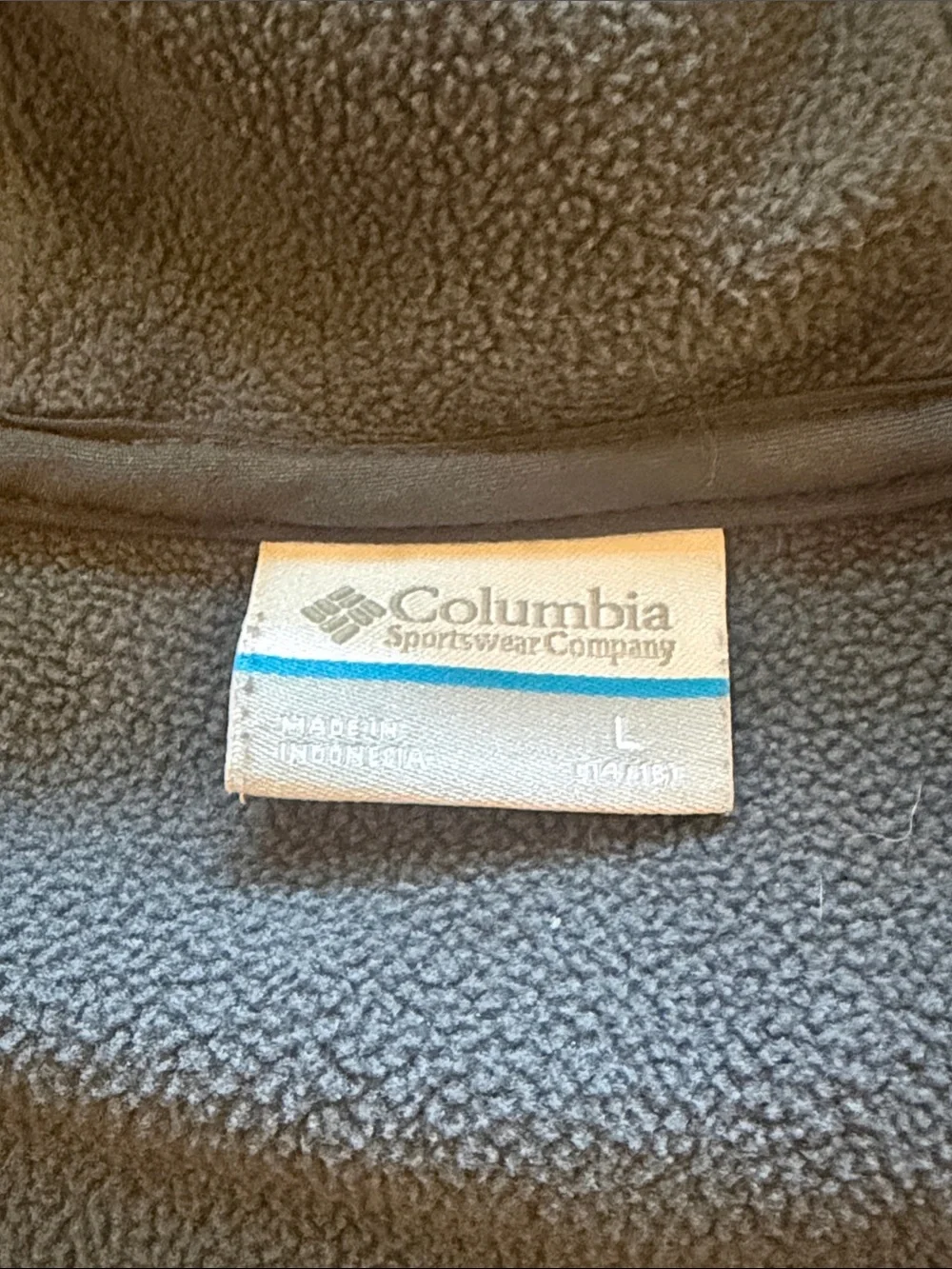 Columbia Olive Green and Charcoal Hooded Zip Jacket